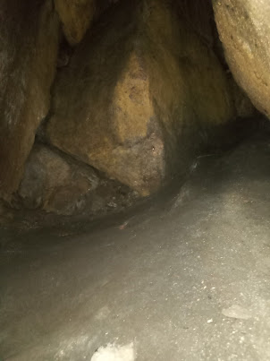 Internal view of Malaikallan cave.