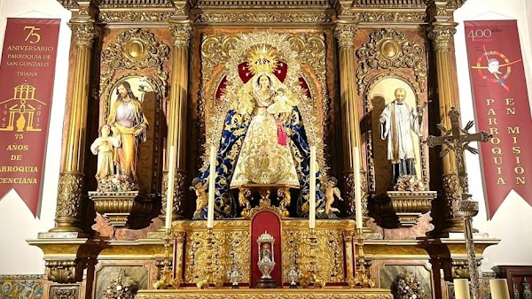 Horario e Itinerario Rosario Vespertino de la Virgen del Rosario de San Gonzalo. Sevilla 09 de Octubre del 2021