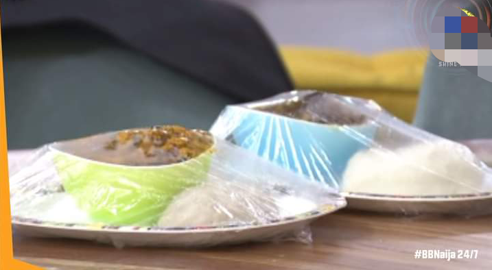 The final look of the local delicacies prepared by BBNaija housemates during today's cooking task