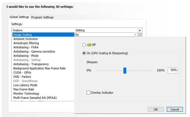 GeForce RTX3050 Gigabyte 8g nvidia control panel