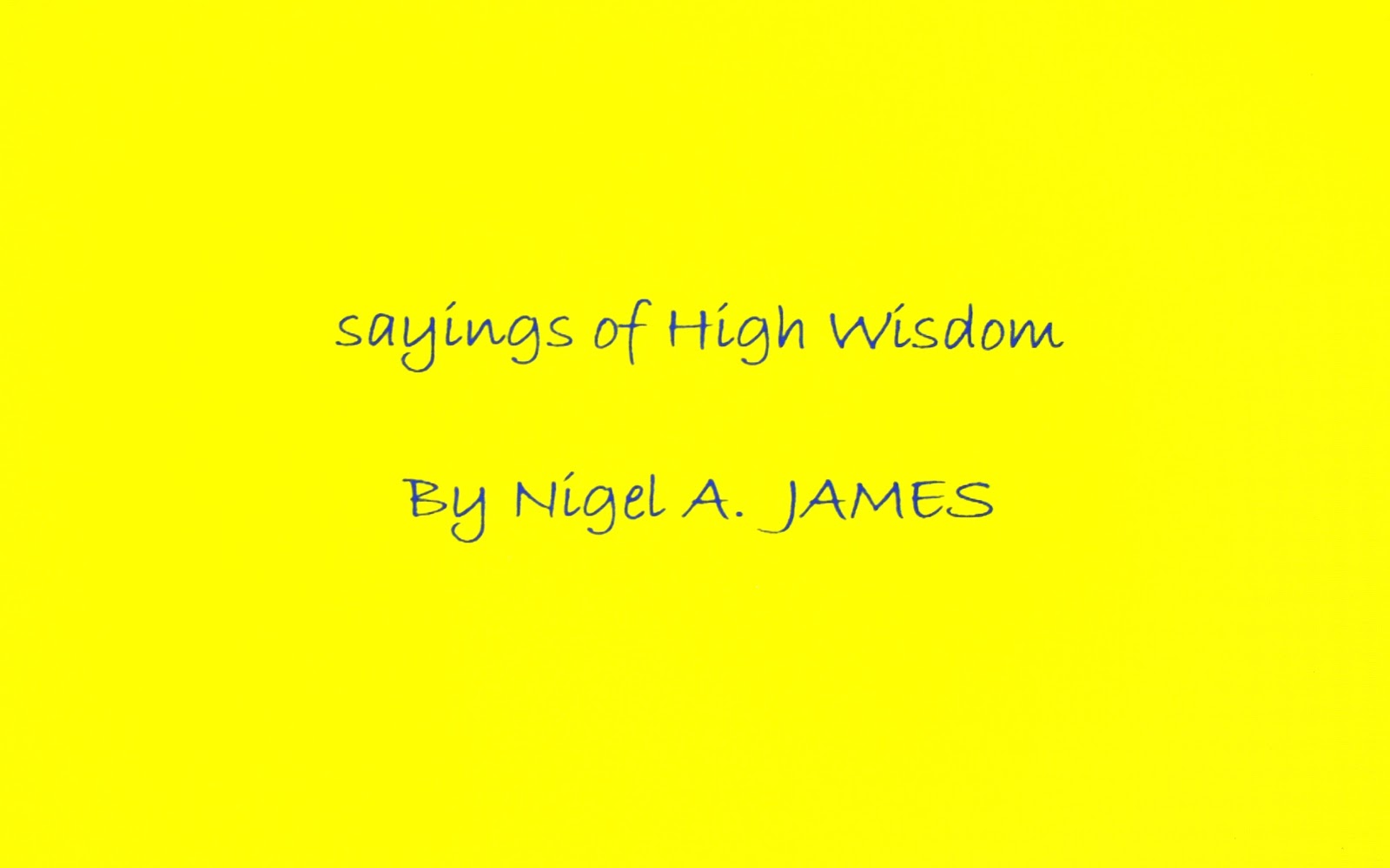 Wisdom High