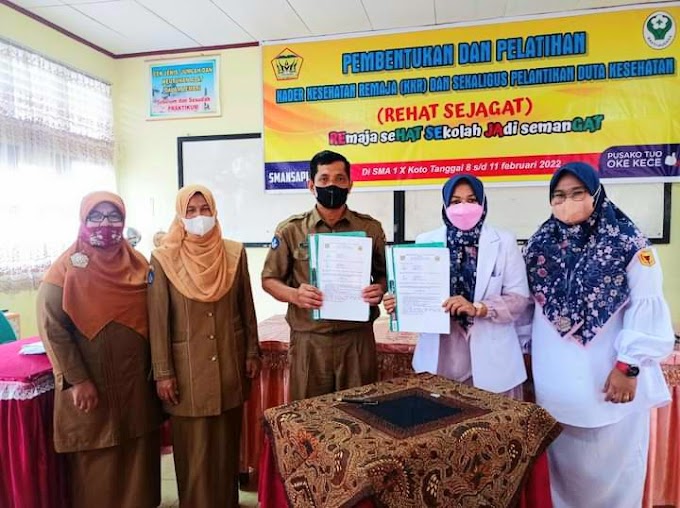 SMAN 1 X Koto Tanah Datar Gelar Work Shop Dan Rehat Sejagat 