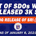 GOOD NEWS! LIST OF SDOs WITH RELEASED 3K SRI (Updates from DepEd)