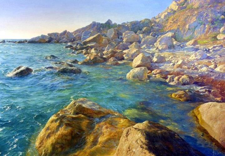 Yuri Klapoukh seascape Painting