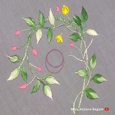 New Flower Embroidery Designs, Latest Hand Embroidery Flower Designs