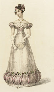 Fashion Plate, ‘Ball Dress’ for ‘The Repository of Arts’ Rudolph Ackermann (England, London, 1764-1834) England, London, March 1, 1825 Prints; engravings Hand-colored engraving on paper