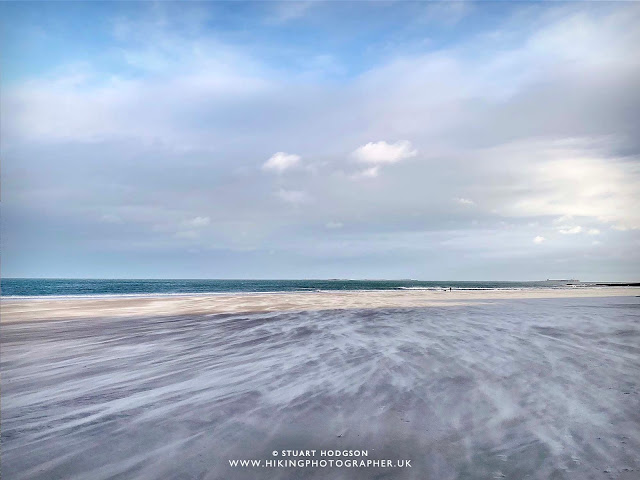 Bamburgh castle walk Budle bay best views northumberland walks