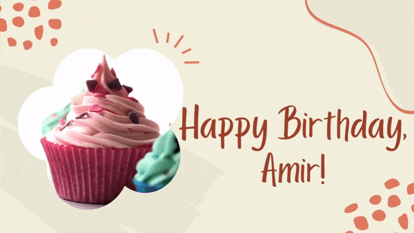 Happy Birthday, Amir! GIF