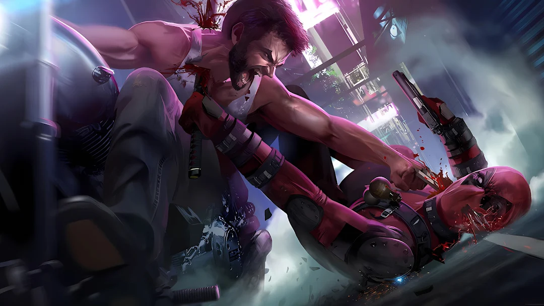 Deadpool vs. Wolverine wallpaper 4k for pc