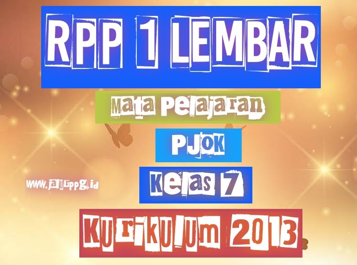 √ RPP 1 Lembar PJOK SMP Kelas 7 Semester 1 dan 2 Revisi 2021 Lengkap