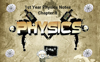 1st Year Physics Chapter 8 Waves Notes pdf