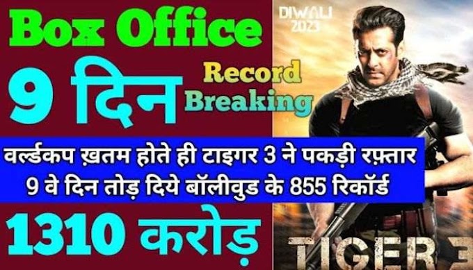 टाइगर 3 बॉक्स ऑफिस कलेक्शन 9 दिन | Tiger 3 Box Office Collection Day 9