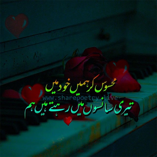 2 line romantic shayari in urdu - Love Petry