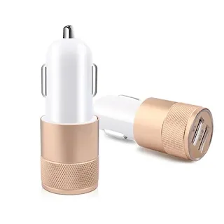 Mini 2 Port USB Car Charger 2.1A Universal Dual Double USB Cell Mobile Phone Charging Adapter For phone hown - store