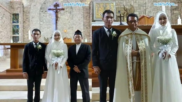 Komentari Wanita Berhijab Jalani Pemberkatan Nikah di Gereja, Abu Janda: Secara Negara Tidak Bisa, Tapi Secara Agama Bisa
