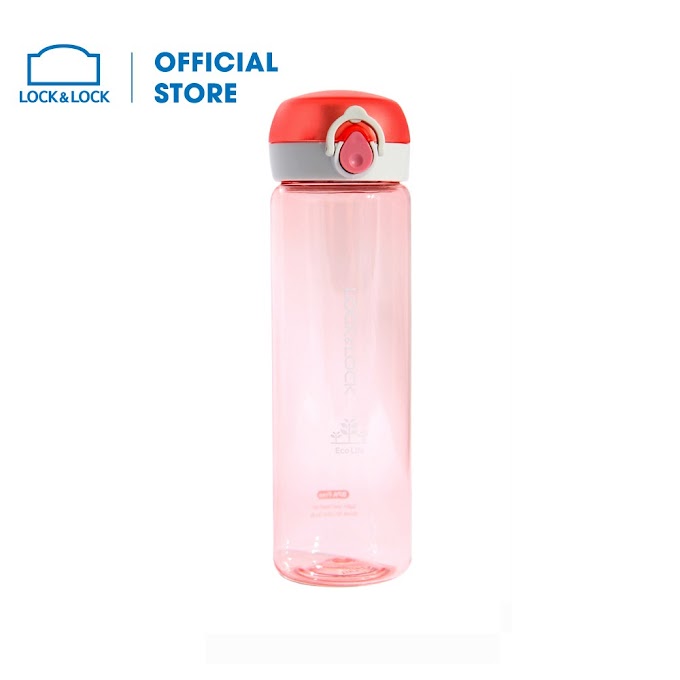 Mall Shop [ locknlockvn ] Bình nước Lock&Lock One Touch 550ml - Màu đỏ ABF645RED