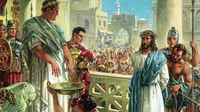 Pilato se lava las manos (Mateo 27:24-26)