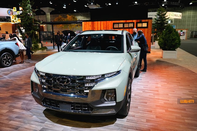  Hyundai Showing Pickup Truck at the LA Auto Show 2021 @LAAutoShow #laas 