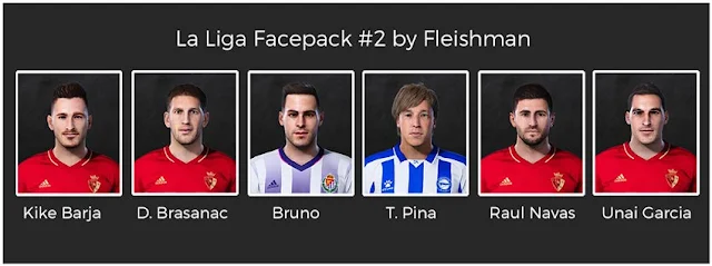 La Liga Facepack #2 For eFootball PES 2021