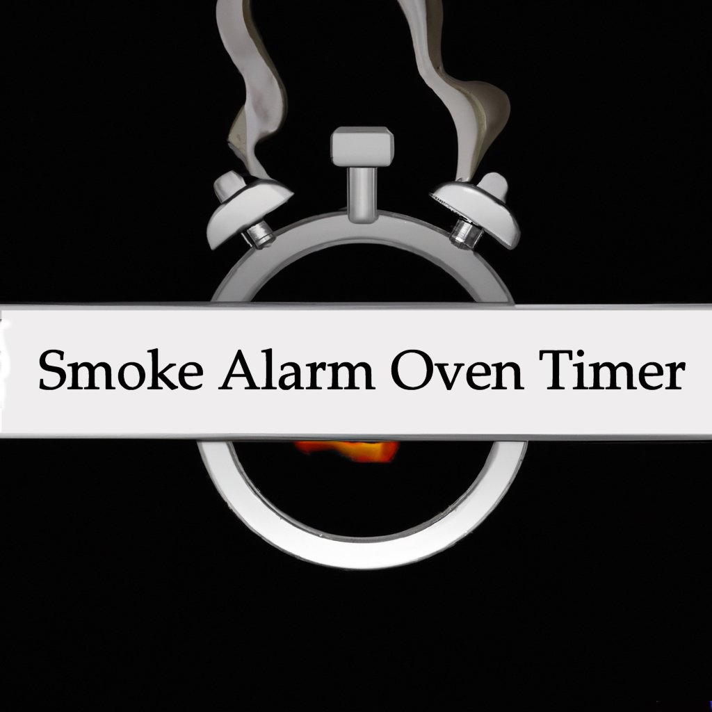 Smoke Alarm Oven Timer