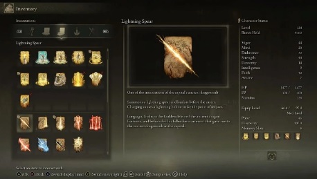 How to find Lightning Spear Spell in Elden Ring?