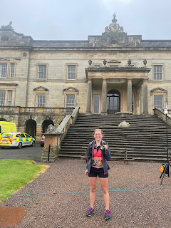 Me with my medal in front of Gosford House.