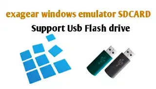 Exagear windows emulator sdcard & Usb flash disk