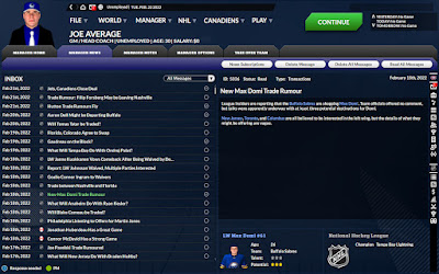 Franchise Hockey Manager 8 game screenshot