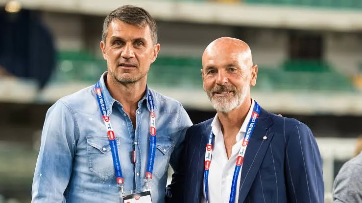 AC Milan Chief Paolo Maldini Delighted With Coach Stefano Pioli's Contract Extension