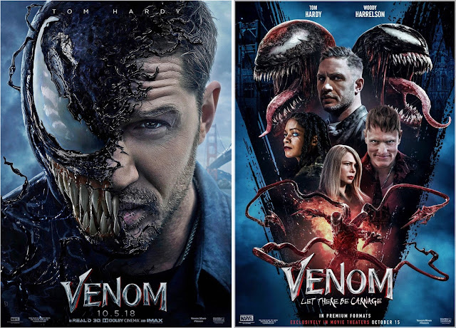 Venom i Venom 2 plakaty filmowe