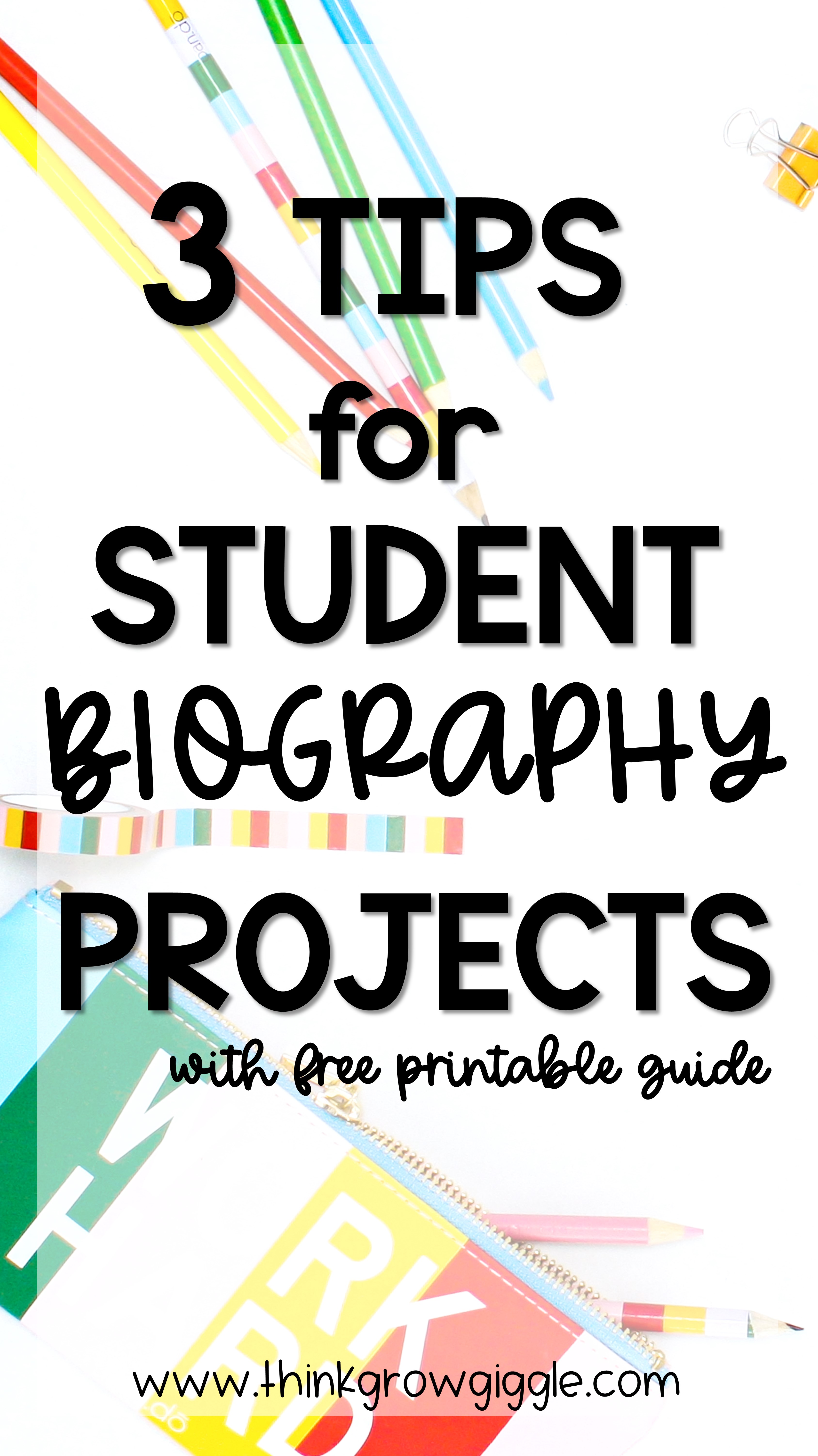 Biography Project Ideas, Tips, Templates, Lessons Upper Elementary