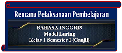 RPP Mulok Bahasa Inggris Model Daring Kelas 1