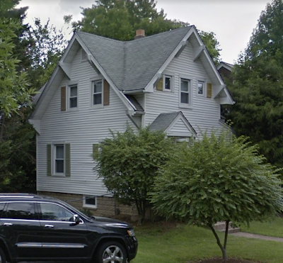 color photo of left side of 1923 Sears Roseberry without full front porch, 637 24th Street South, Arlington, Virginia