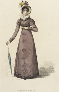 Fashion Plate, ‘Walking Dress’ for ‘The Repository of Arts’ Rudolph Ackermann (England, London, 1764-1834) England, London, April 1, 1822 Prints; engravings Hand-colored engraving on paper