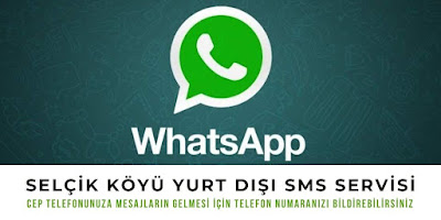 Selçik Köyü Yurt Dışı SMS WhatsApp Grubuna Kaydol / Selçik Haber