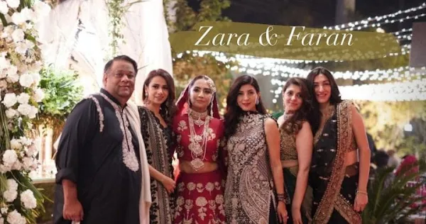 Faran Tahir and Zara Tareen Wedding Pictures