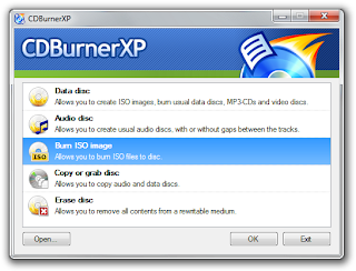 برنامج CDBurnerXP