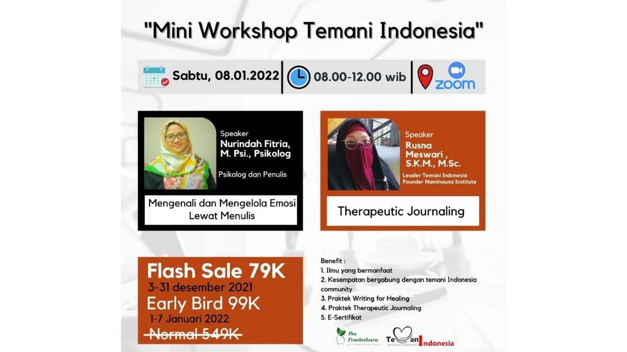 flyer workshop temani indonesia