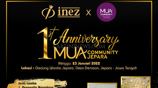 MUA Community Jepara Gelar Lomba Pengantin dan Fashion Show dalam 1st Anniversary