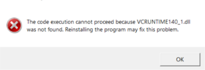 Smartgaga VCRUNTIME140_1.DLL Problem Fix