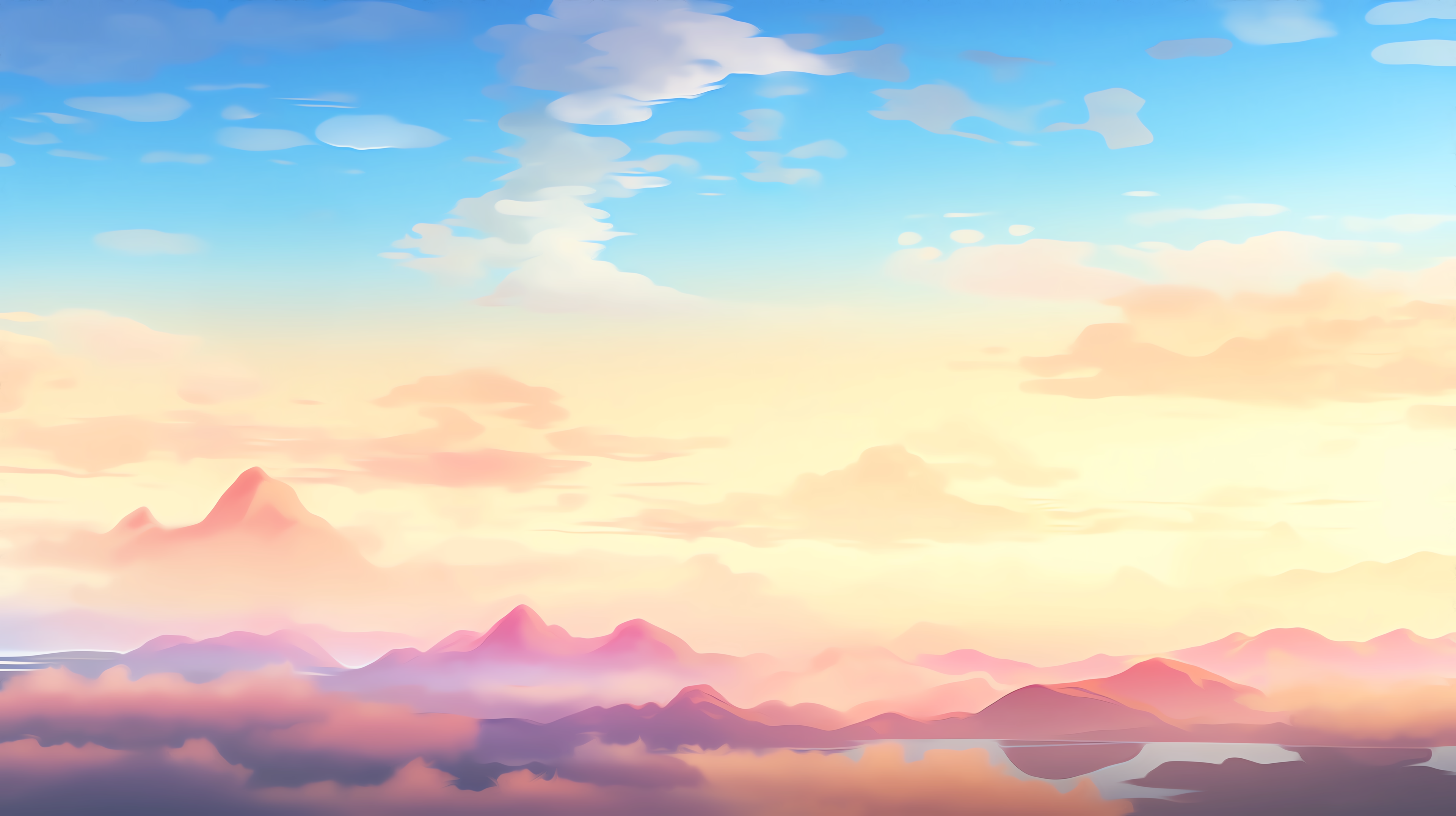 4K Wallpaper - Minimalist Dreamscape Scenery