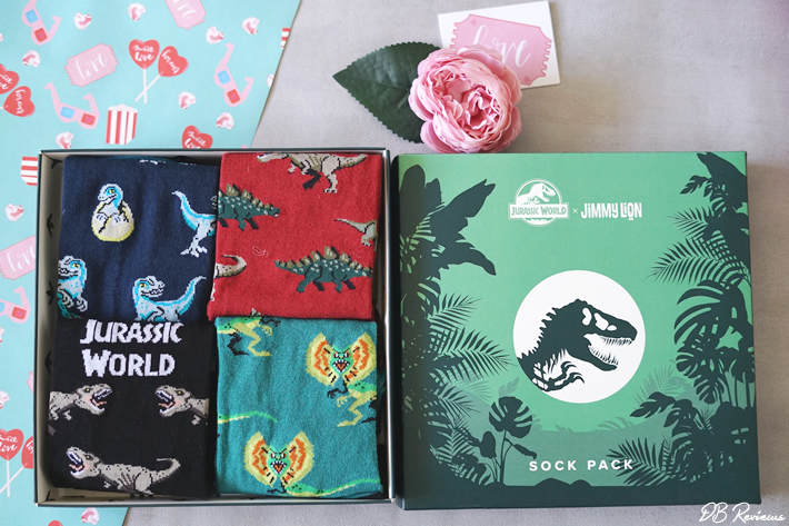 The Jurassic World Sock Pack from Jimmy Lion