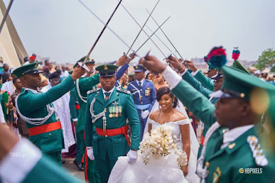 Nigeria soldier wedding