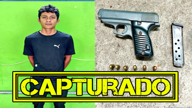 El Salvador: Detienen a sujeto con una pistola en Usulután