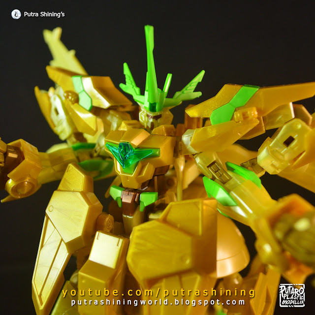 HGBD:R Re:Rising Gundam Custom Paint Gold! by Putra Shining
