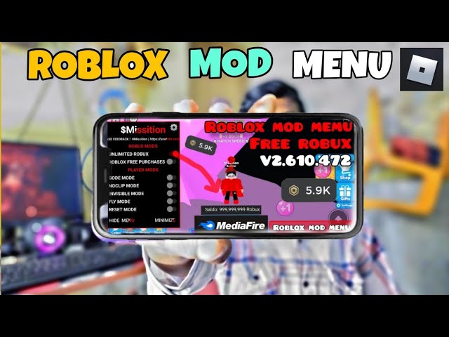 (✅️MOD MENU!✅️) Roblox Mod Menu v2.605.660 - Unlimited Robux & Speed_Fly_Jump 2024