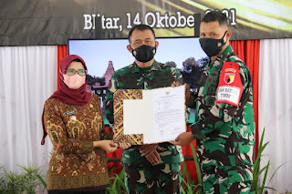 Selesai Tepat Waktu, TMMD Ke 112 TA 2021 Kodim 0808/Blitar Resmi Di Tutup