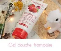 gelée de douche Sensibulle Framboise/fraise