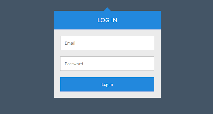 Simple Login Form Template - HTML CSS Login Form