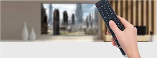 Remote Control dengan fitur “One Touch Access” memudahkan Anda dalam mengakses channel Youtube dan Netflix.